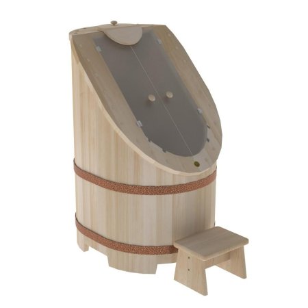 Фитобочка кедровая с парогенератором