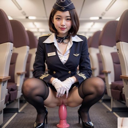 Airline stewardess