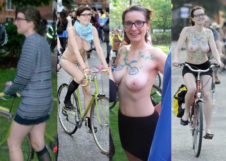 Голый велопробег