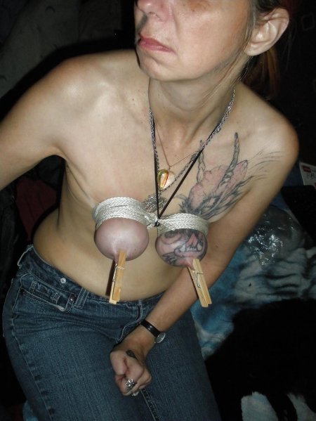 Женщина с татуировками