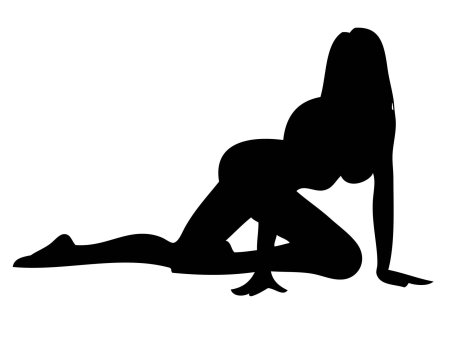 Силуэт девушек