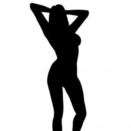 Силуэт женской фигуры