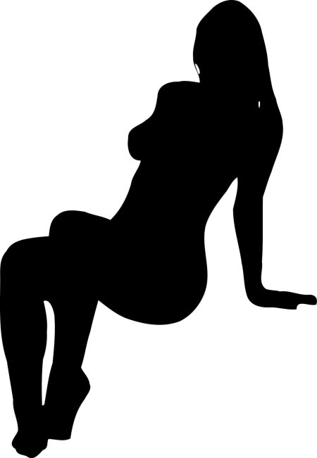 Силуэт женщина