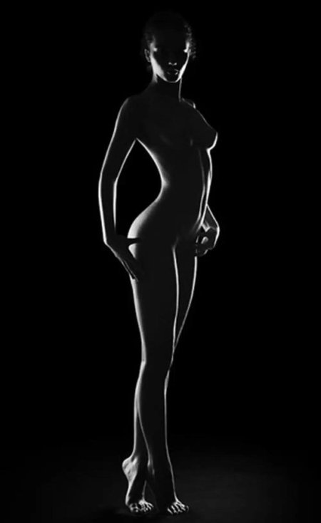 Силуэт девушек