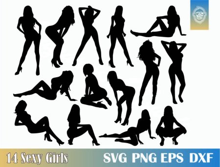 Силуэт девушек