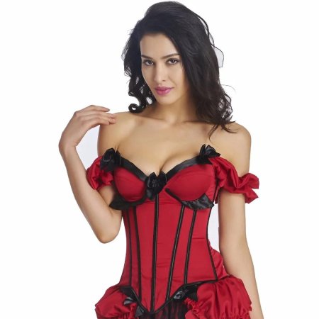 Корсет с открытой грудью