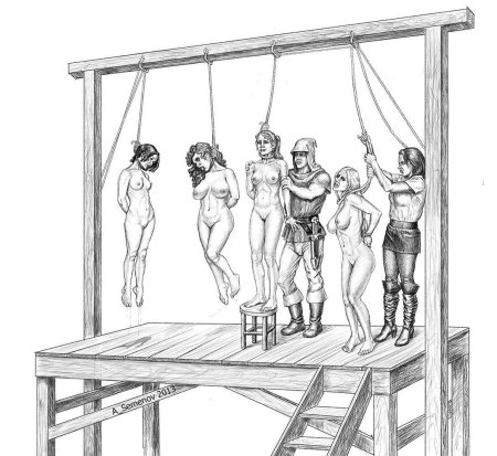 Марк десадов рисунки повешение