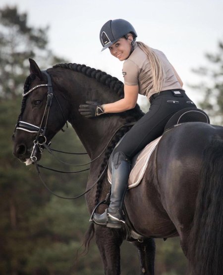 Equestrian horse riding
