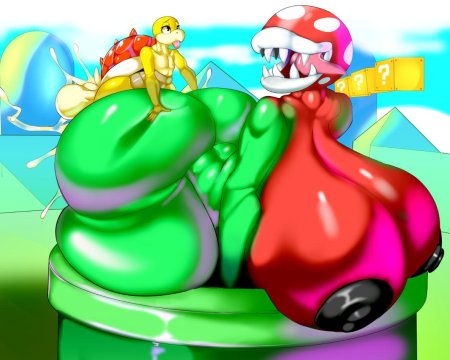 Растение пиранья хентай марио