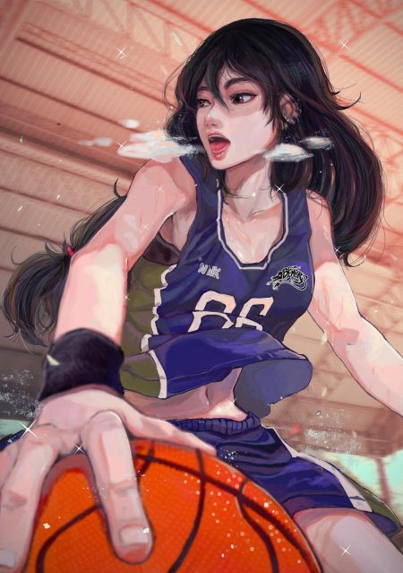 Аниме тян баскетбол