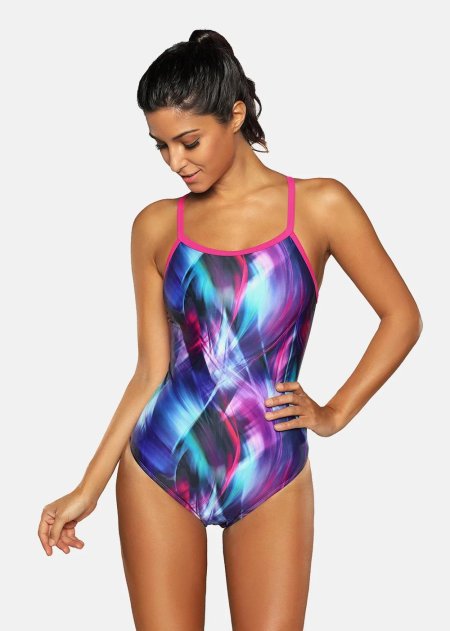 Charmleaks цельный женский спортивный купальник