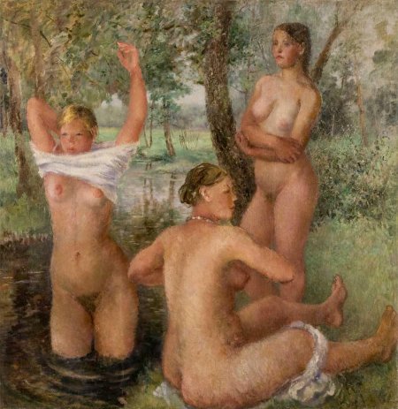Камиль писсарро bathers