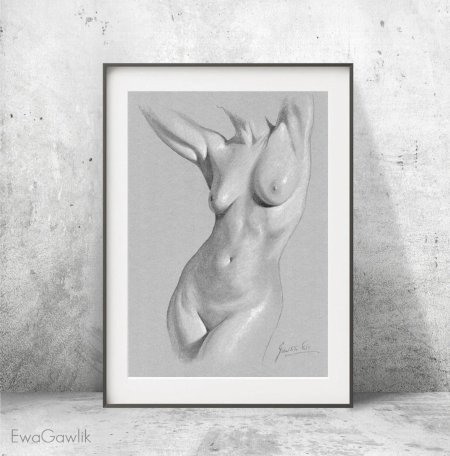 Голые женщины невероятные рисунки