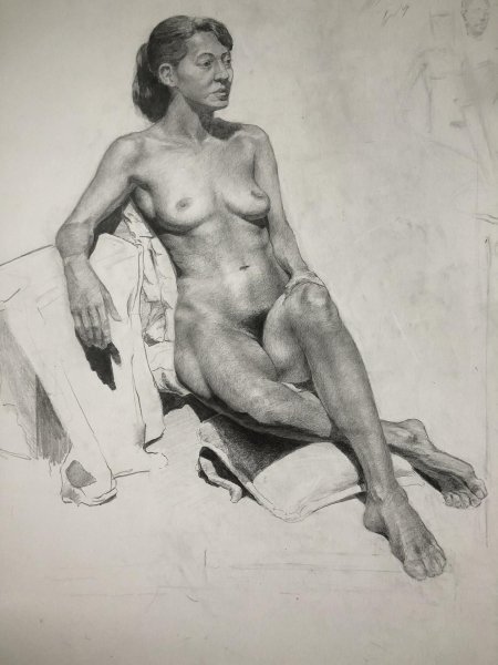 Рисунки обнаженных женщин