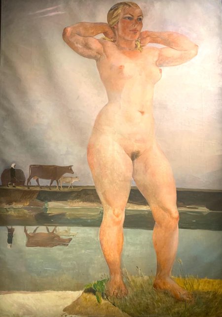 Александр дейнека купальщицы