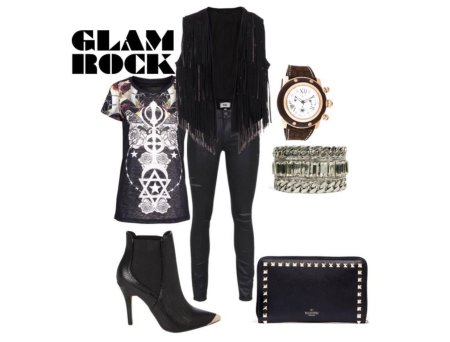Глэм рок стиль в одежде