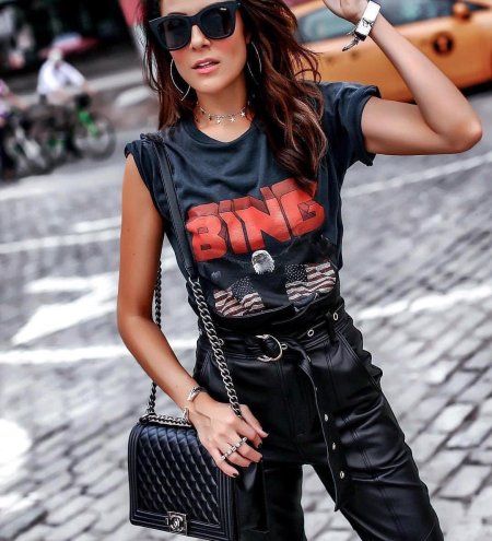 Стиль рок в одежде для девушек