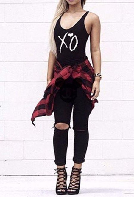 Бунтарский стиль одежды для девушек