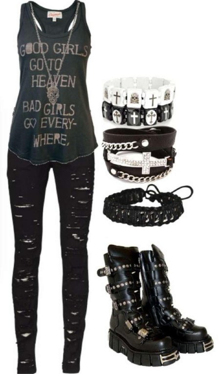 Глэм панк стиль одежды