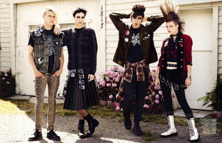 Стиль панк рок в одежде