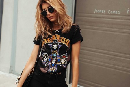 Рок стиль в одежде для девушек