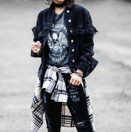 Одежда грандж стиль гранж