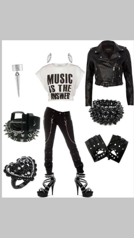 Панк рок стиль в одежде