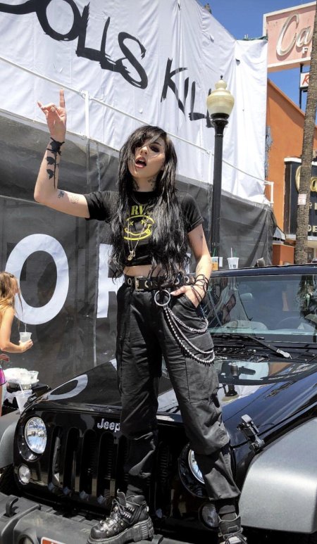 Панк стиль одежды для девушек