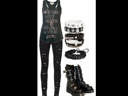 Глэм панк стиль одежды