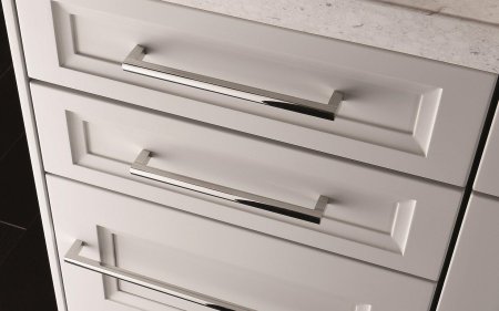 Фрезерованная ручка на фасаде