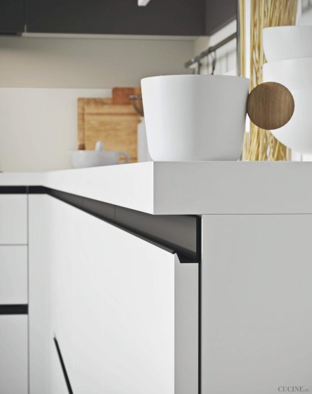 Фасады сидак с интегрированной ручкой