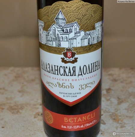 Алазанская долина вино красное грузия