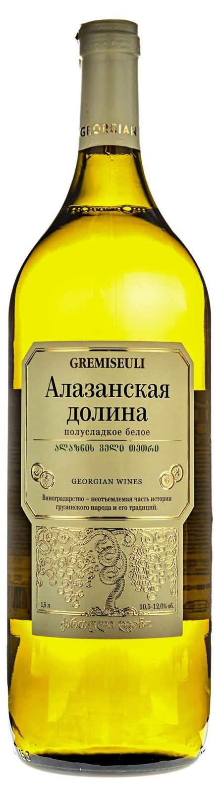 Вино алазанская долина белое полусладкое 0 75