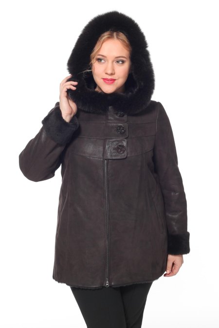 Дублёнки для полных женщин