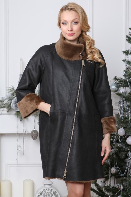 Женская дубленка