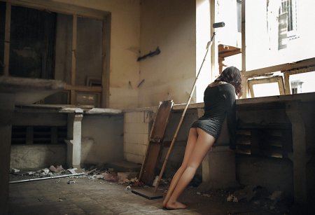 Фотосессия в заброшенном здании