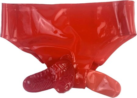 Латексные трусы с вагиной