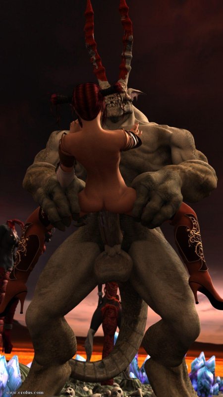 Порно демон