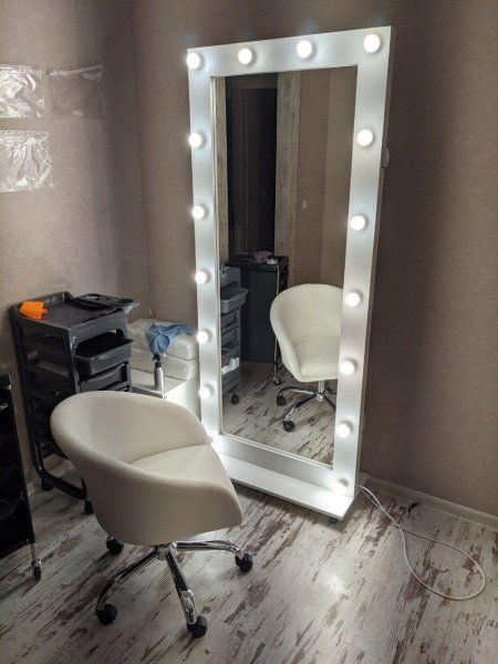 Гримерное зеркало настенное