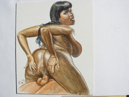 Негритянка картина