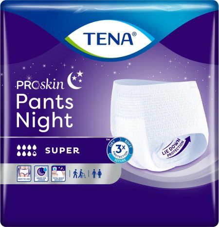 Трусы впитывающие tena pants night super