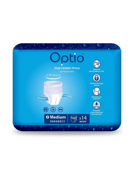 Optio soft подгузники-трусы s шт