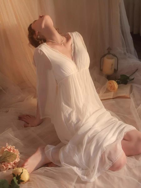 Пижама для сна ночная эротическая сорочка пеньюар