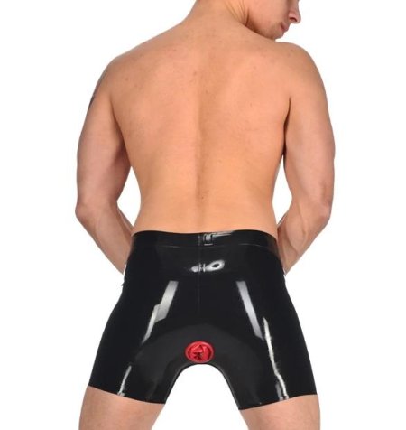 Латексные шорты мужские