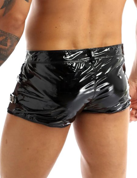 Латексные шорты мужские