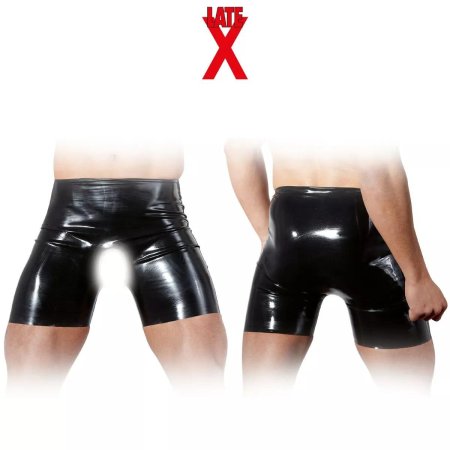 Латексные шорты мужские
