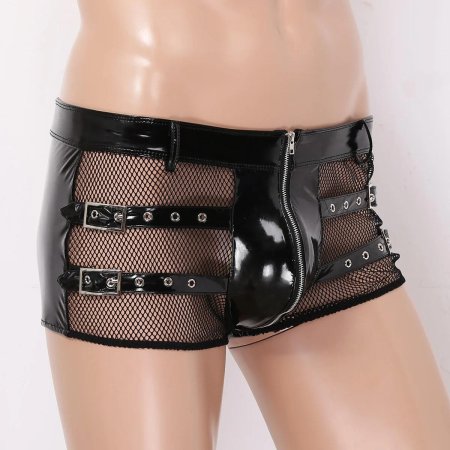 Мужские кожаные трусы