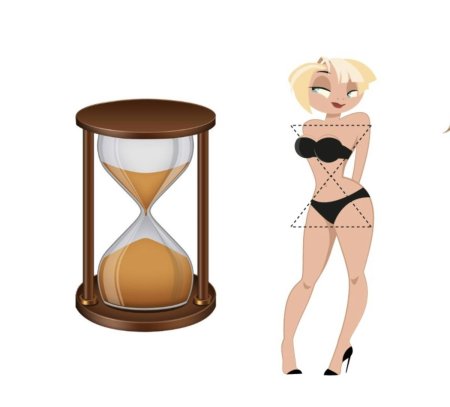Песочные часы тип фигуры