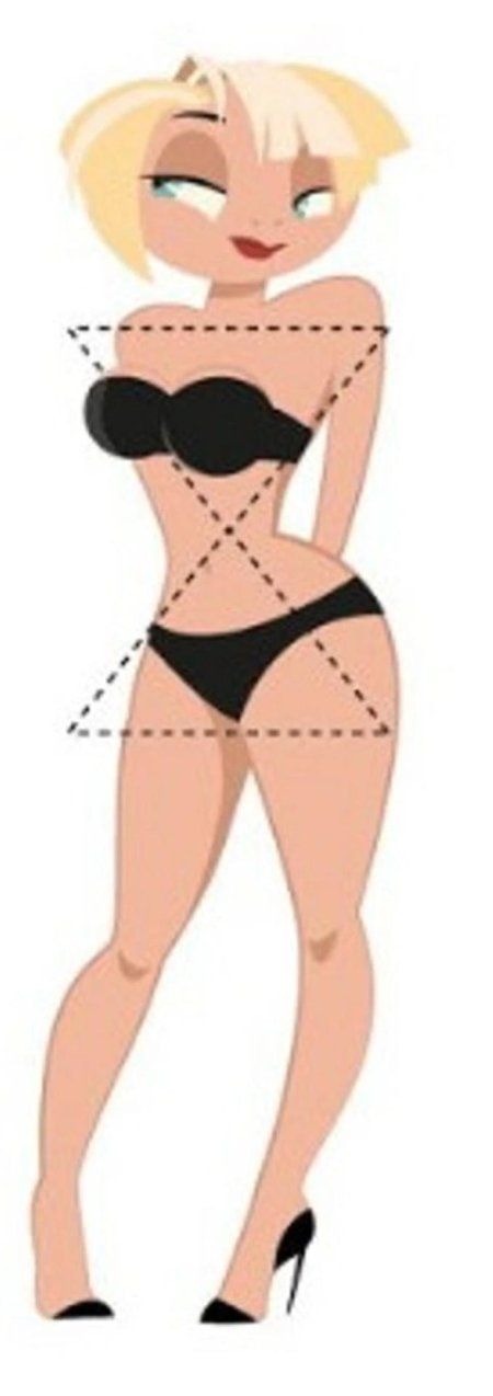 Тип фигуры песочные часы