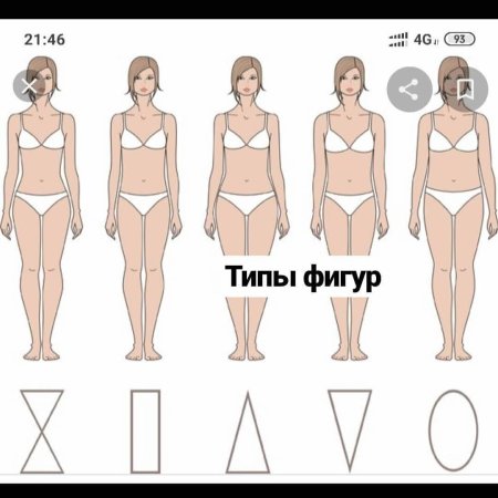 Тип фигур у женщин